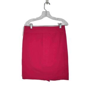 Banana Republic Pink Solid Color Mini Skirt Womens Size 8